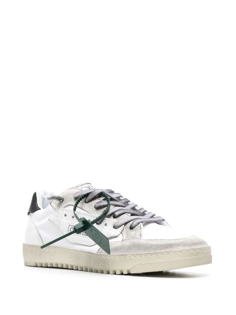 White 5.0 Leather Sneakers