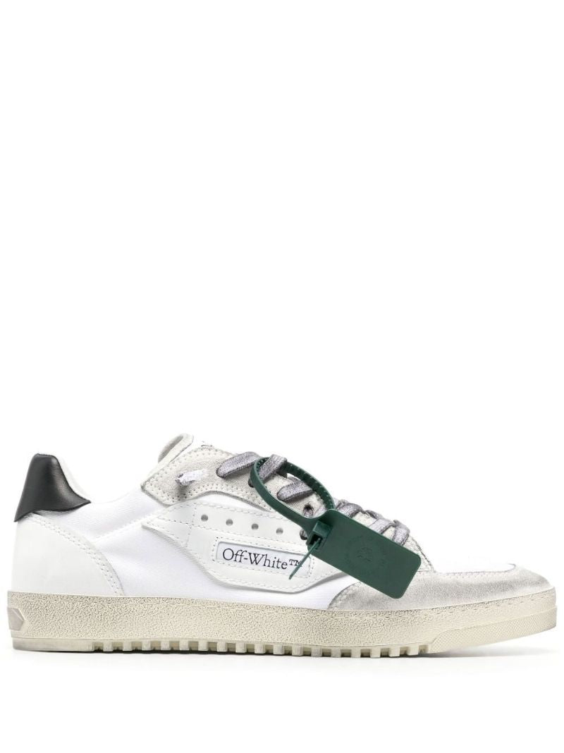 White 5.0 Leather Sneakers
