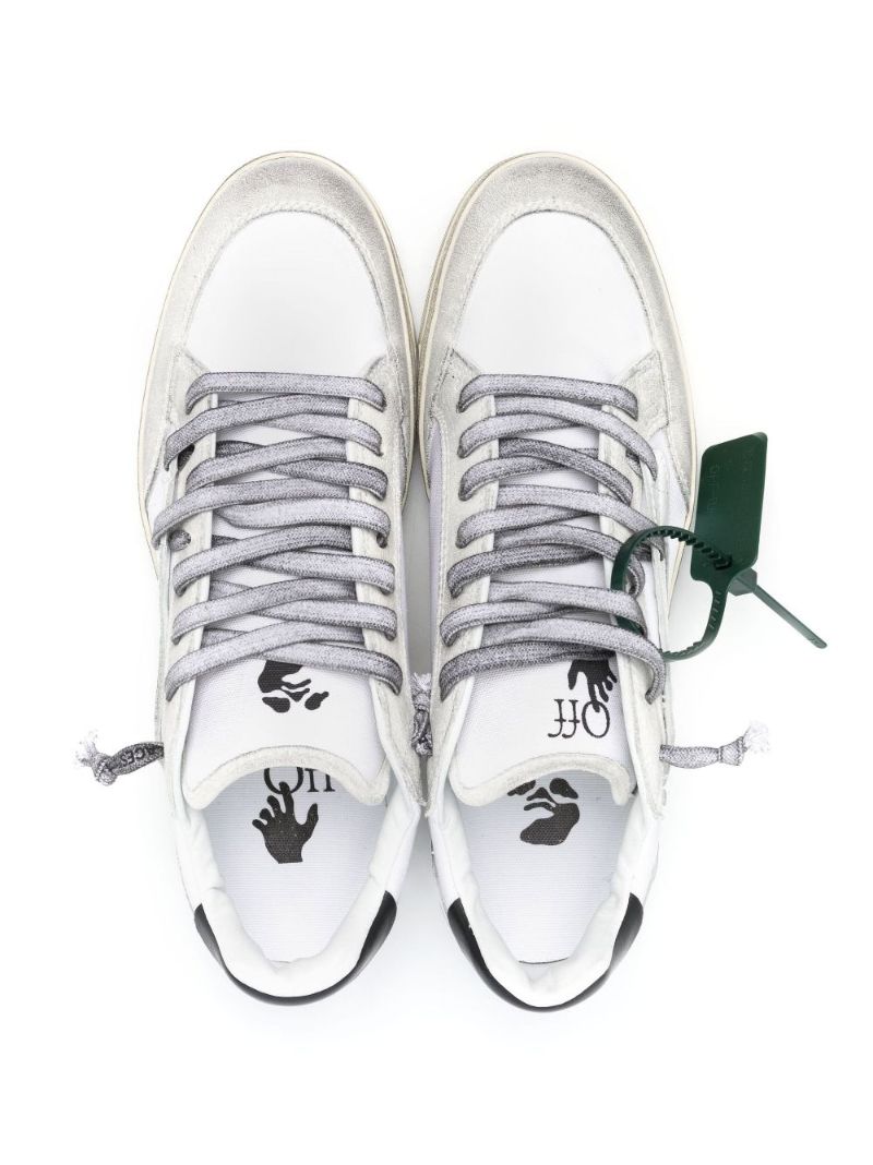 White 5.0 Leather Sneakers