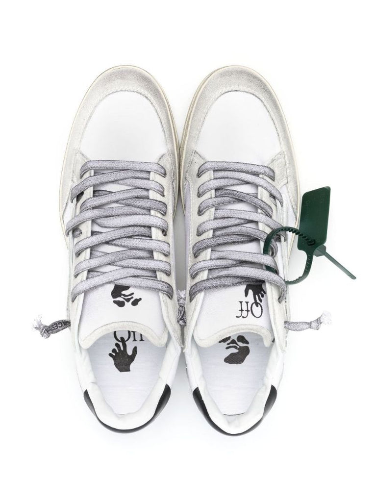 White 5.0 Leather Sneakers