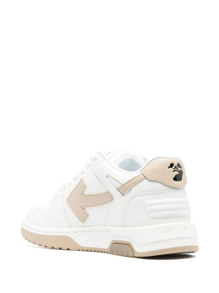 White Out of Office Leather Sneakers