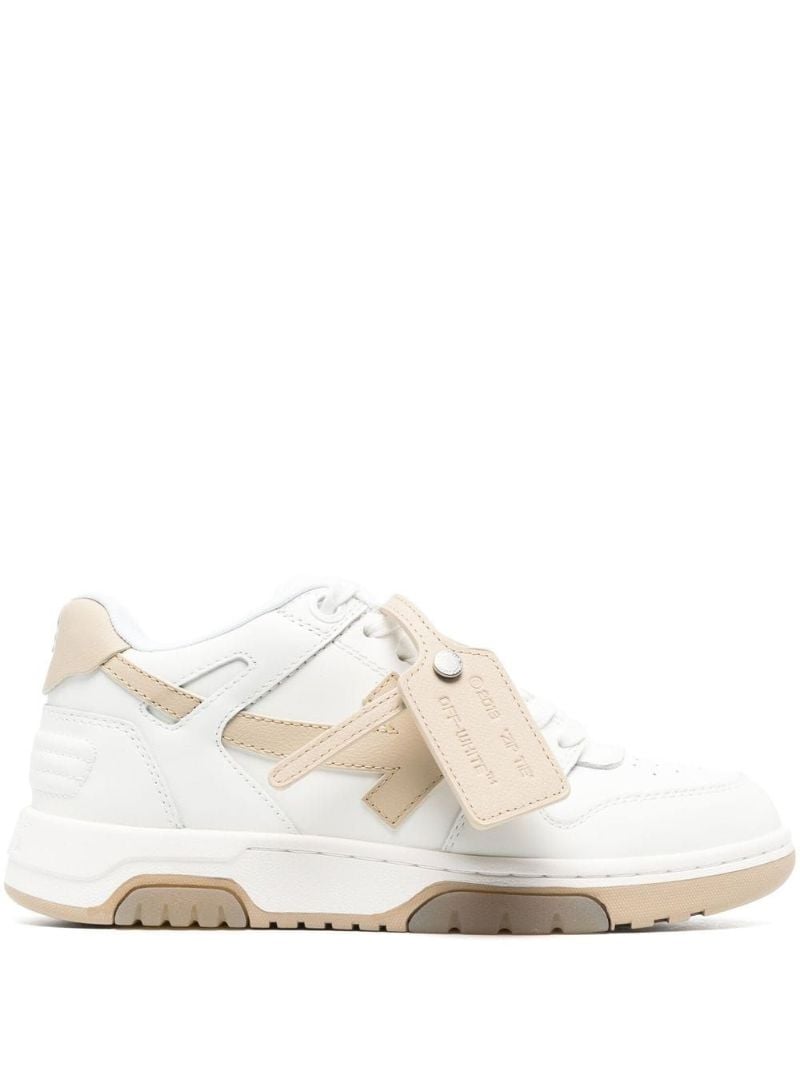 White Out of Office Leather Sneakers