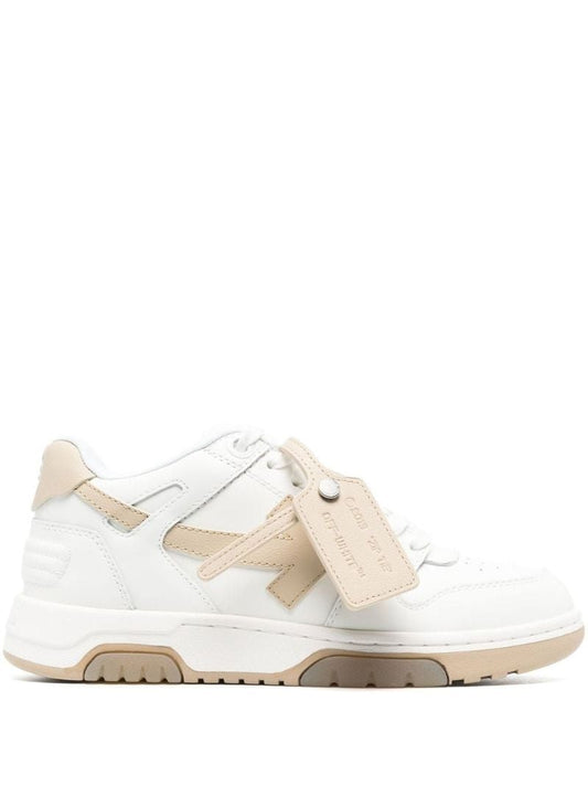 White Out of Office Leather Sneakers
