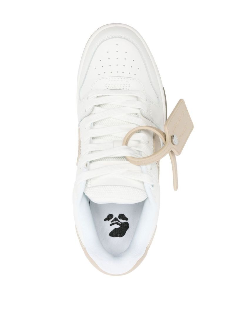 White Out of Office Leather Sneakers