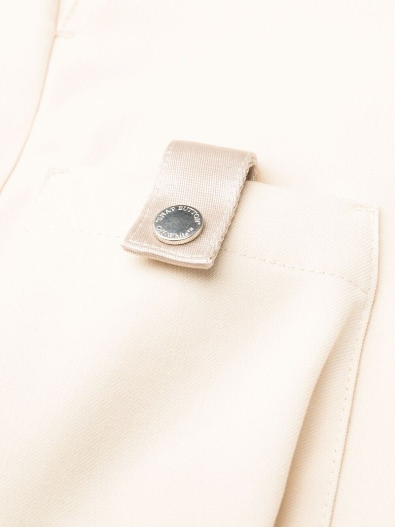 Neutral Toybox Wool Cargo Trousers