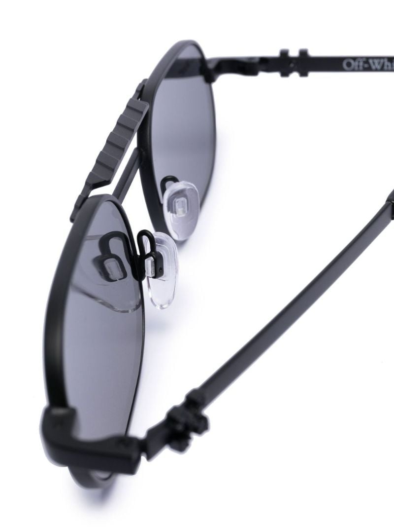 Black Baltimore Round Sunglasses