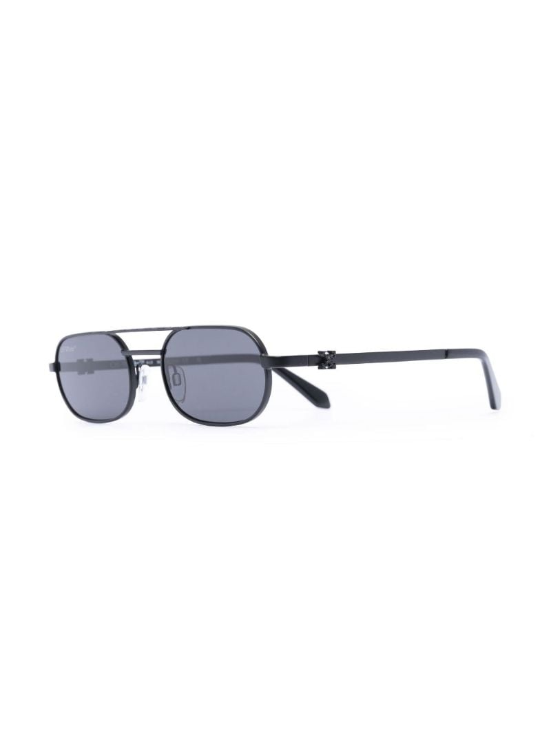 Black Baltimore Round Sunglasses