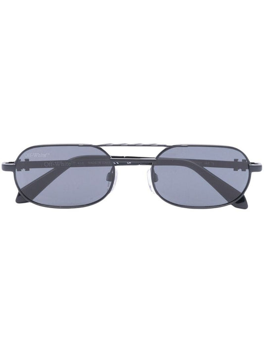 Black Baltimore Round Sunglasses