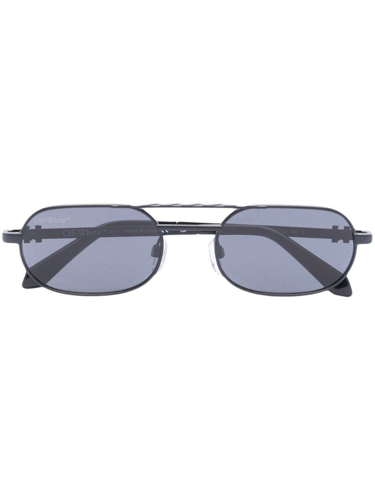 Black Baltimore Round Sunglasses