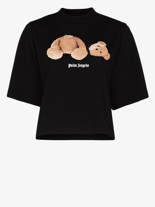 Black Palm Angels Bear Cropped T-shirt