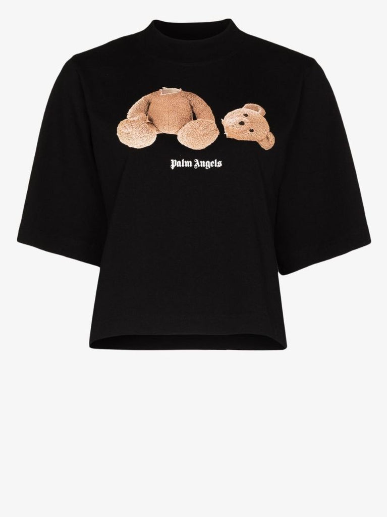 Black Palm Angels Bear Cropped T-shirt