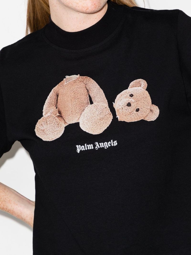 Black Palm Angels Bear Cropped T-shirt