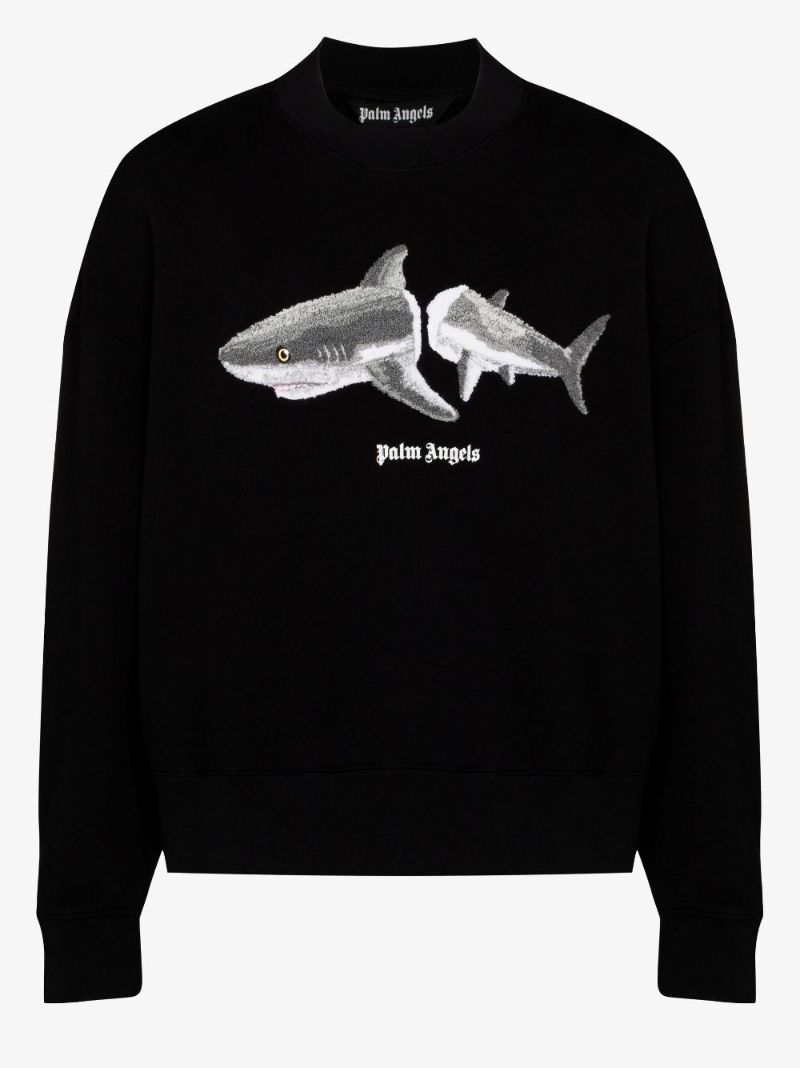 Shark AppliquÃ_x0083_Â© Sweatshirt