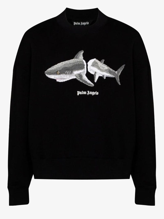 Shark AppliquÃ_x0083_Â© Sweatshirt