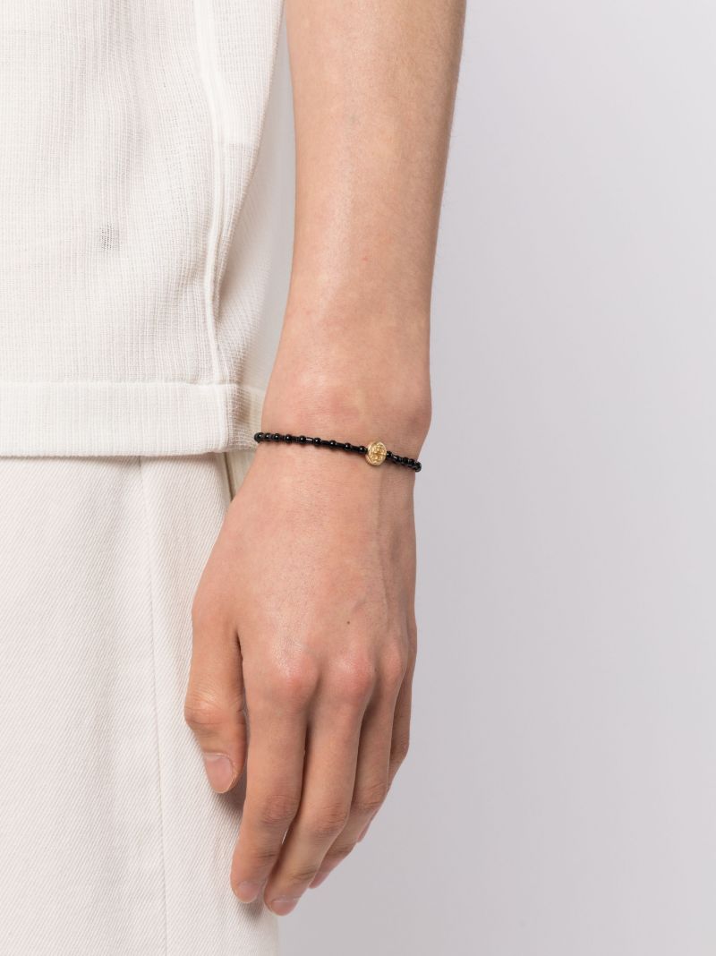 14k Yellow Gold Small Disk Bracelet