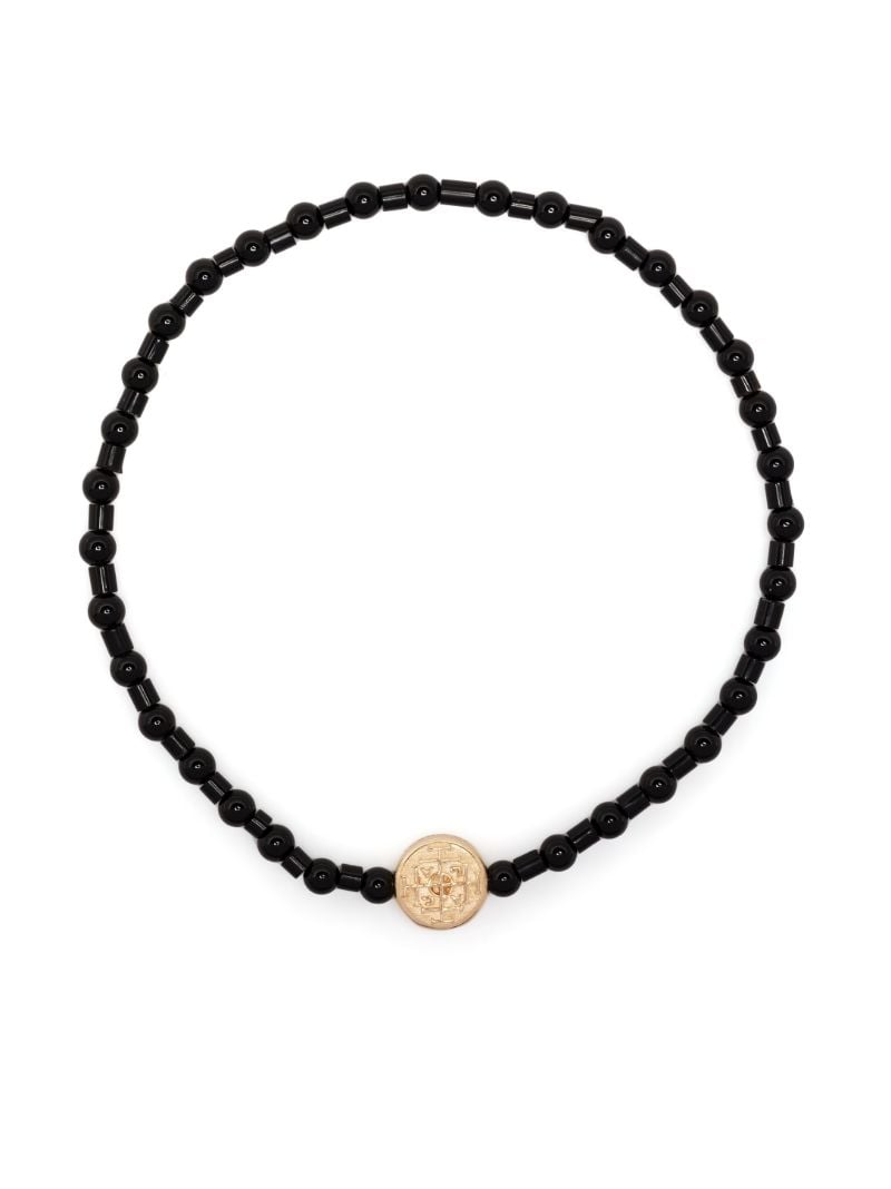 14k Yellow Gold Small Disk Bracelet