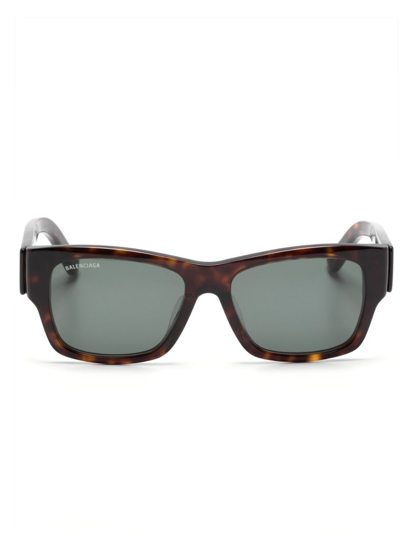 Brown Tortoiseshell Square-frame Sunglasses