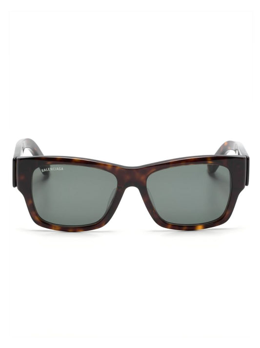 Brown Tortoiseshell Square-frame Sunglasses