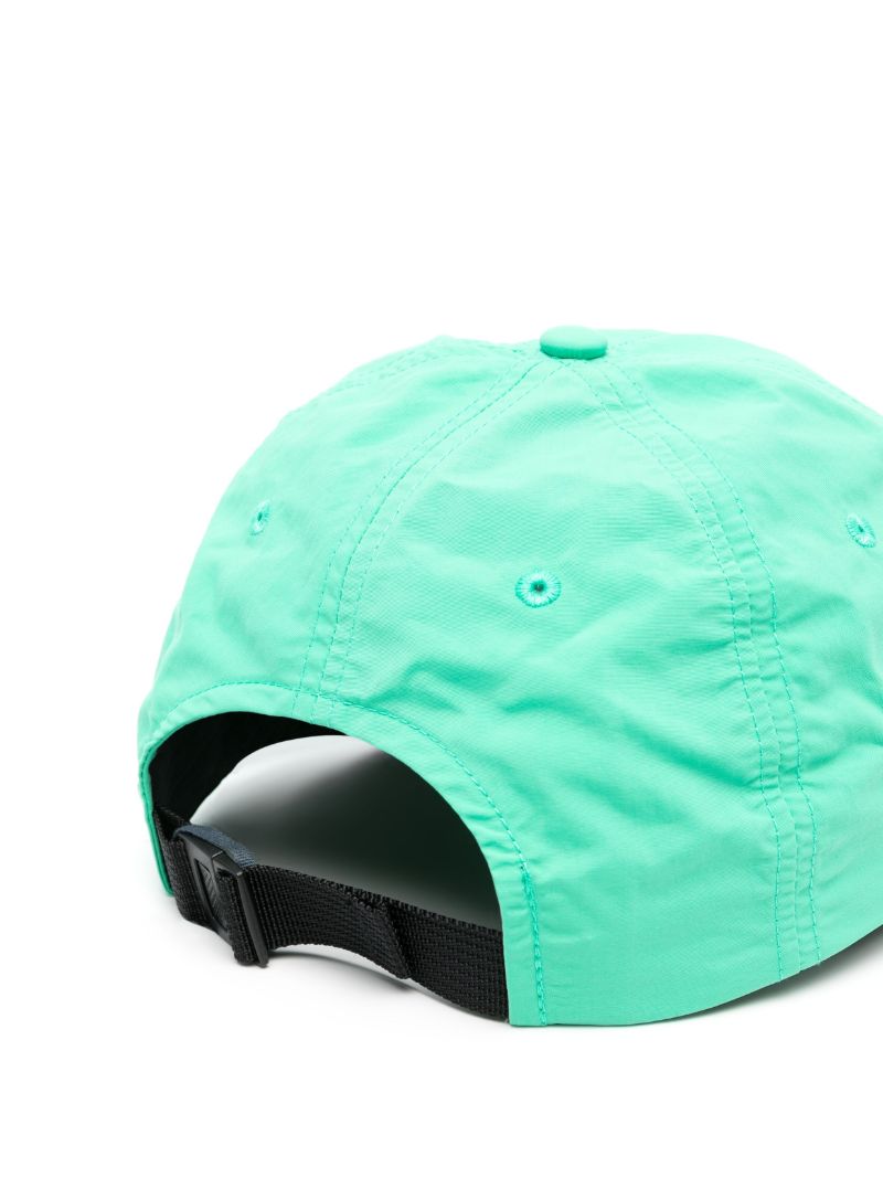 Green Embossed Logo Baseball Cap