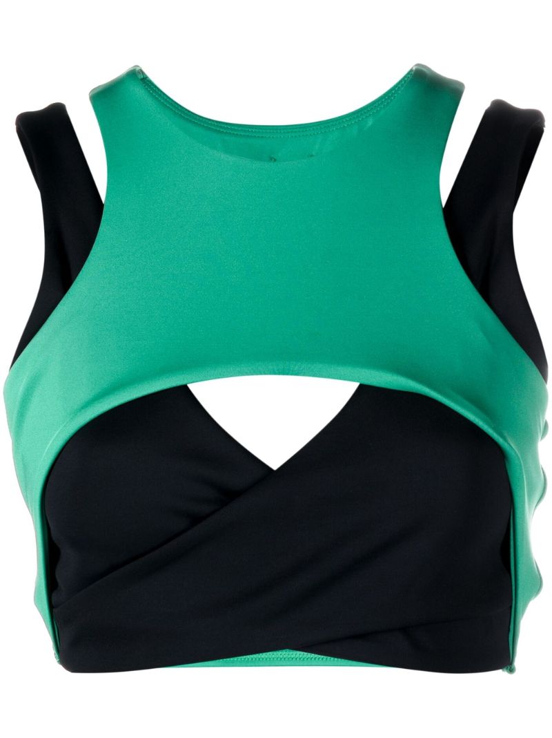 Green Aventura Sports Bra
