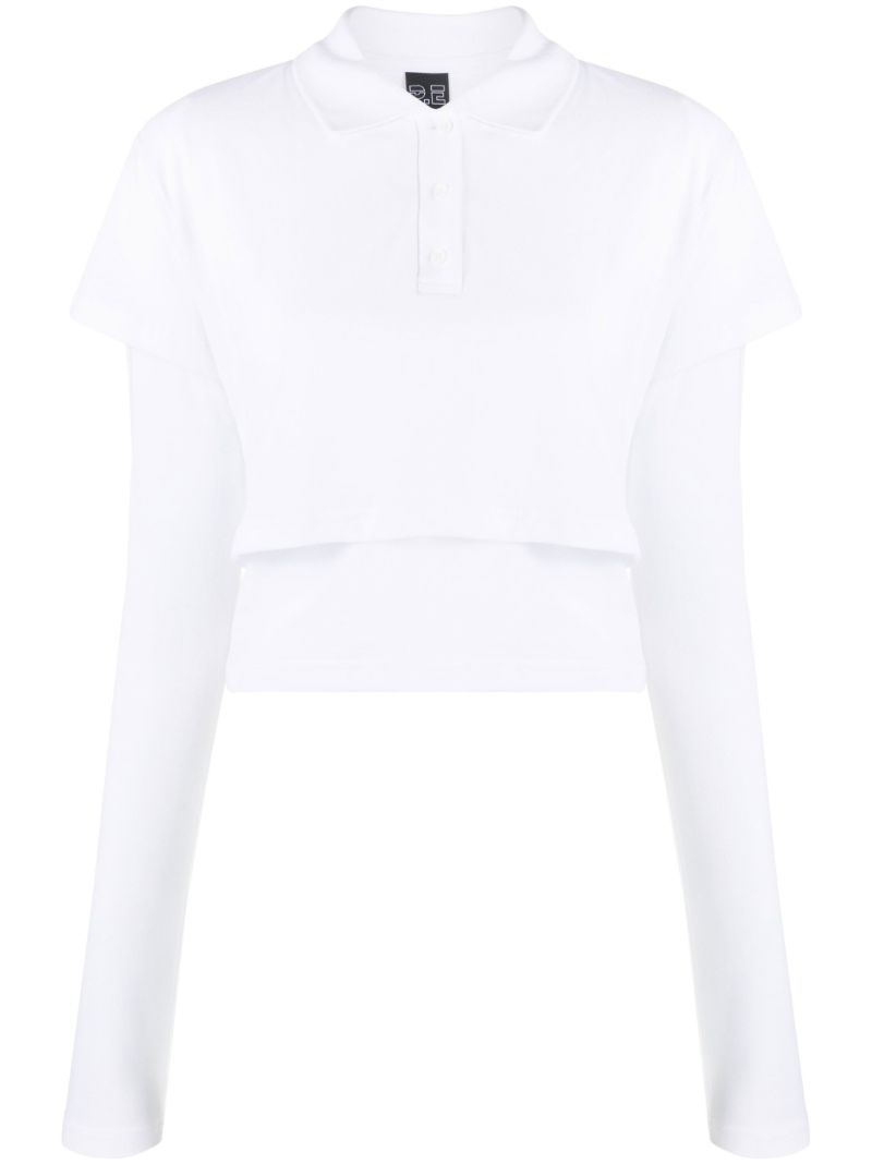 White Volley Long Sleeve T-shirt