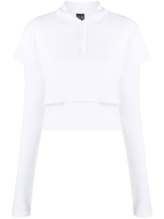 White Volley Long Sleeve T-shirt