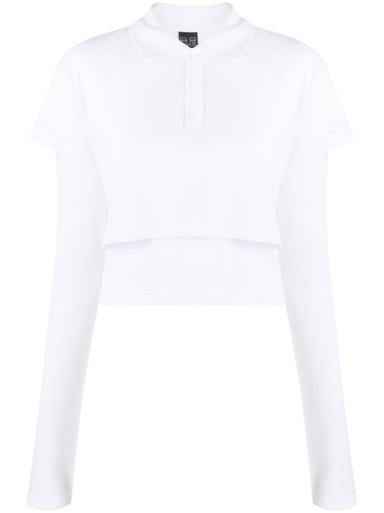 White Volley Long Sleeve T-shirt