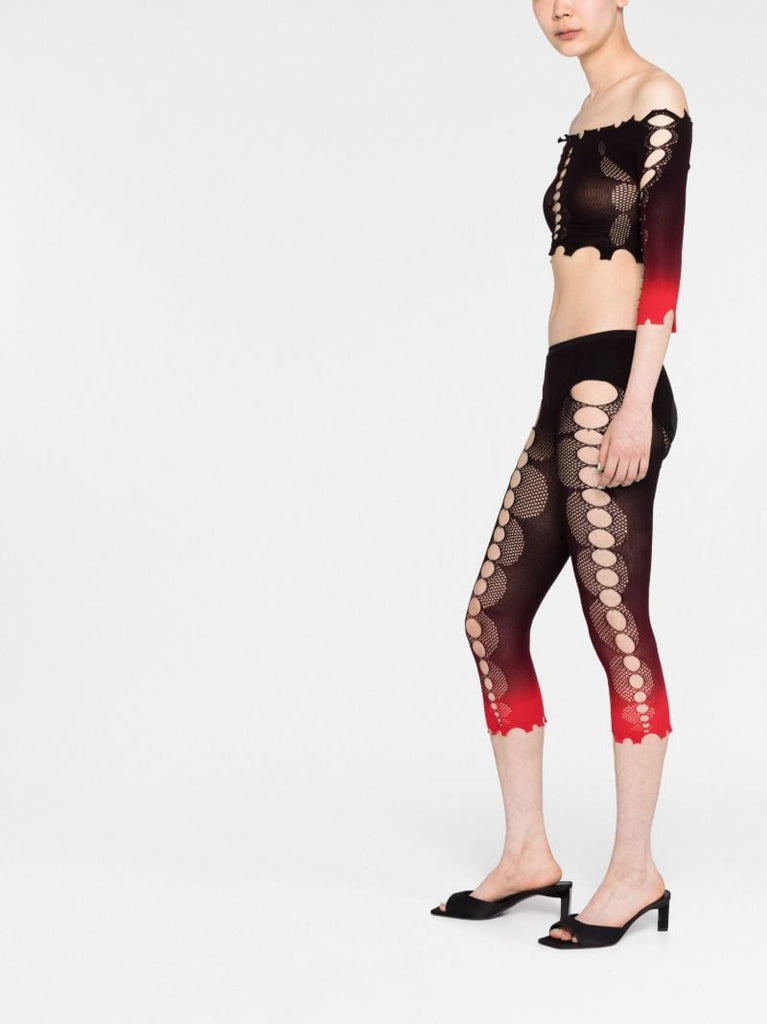 Black Tie-dye Leggings
