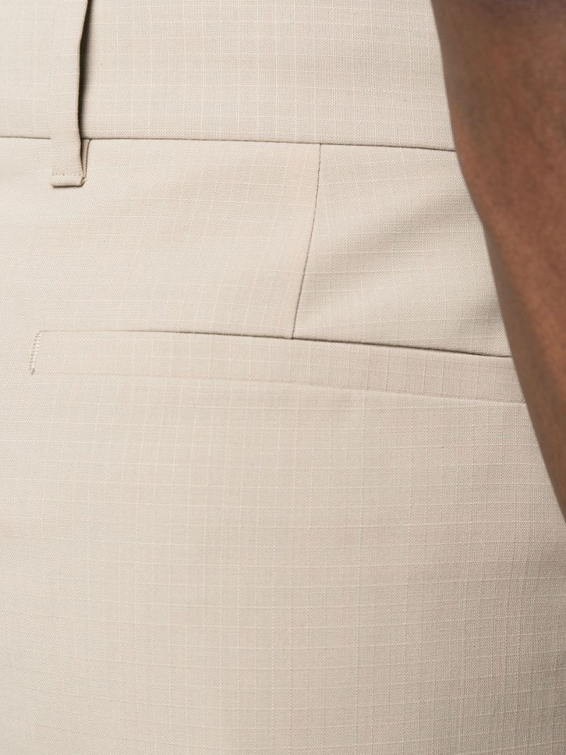 Grey Tailored Flared Trousers