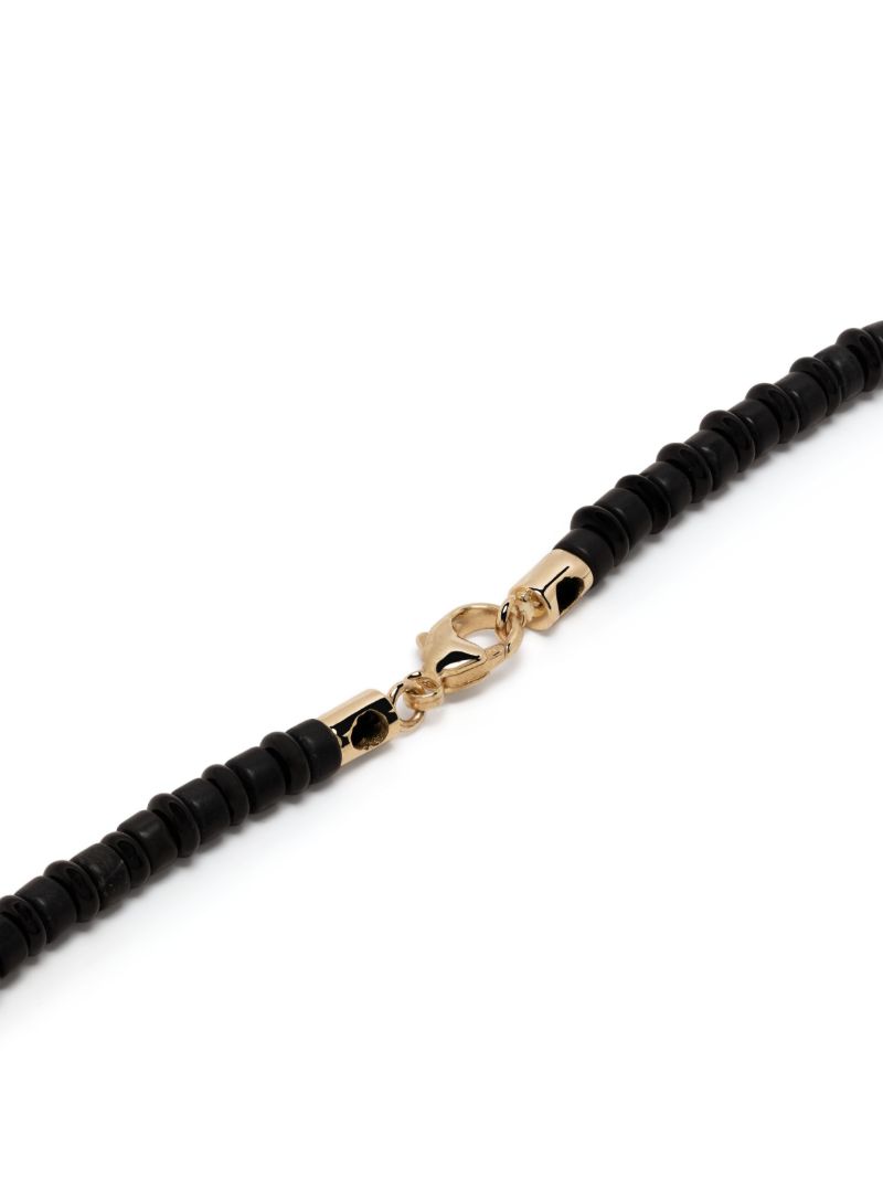 14k Yellow Gold Shield Necklace