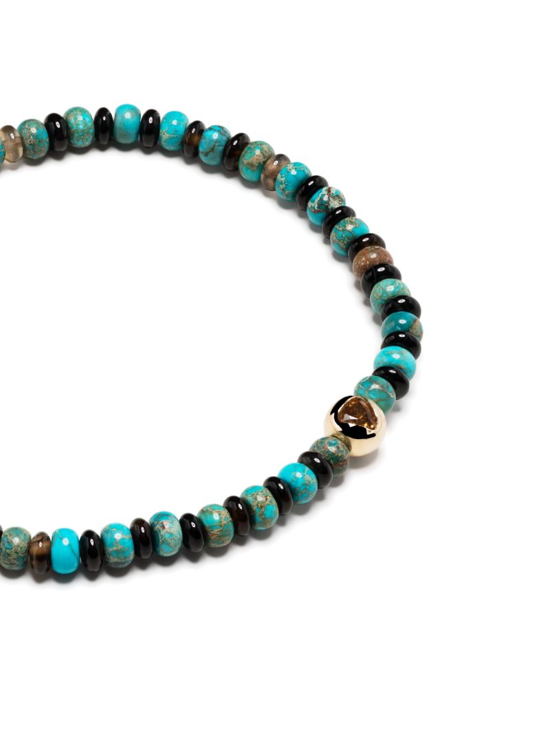 14k Yellow Gold Large Ball Sapphire Bracelet