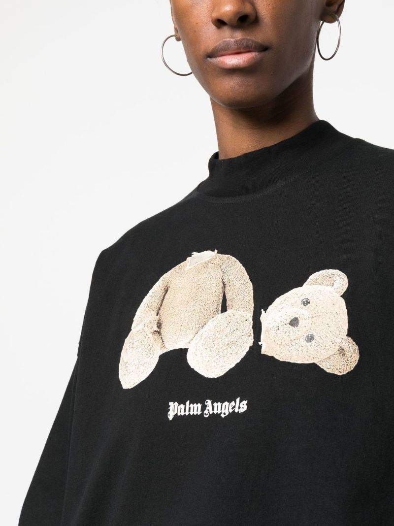 Black Bear Print T-shirt