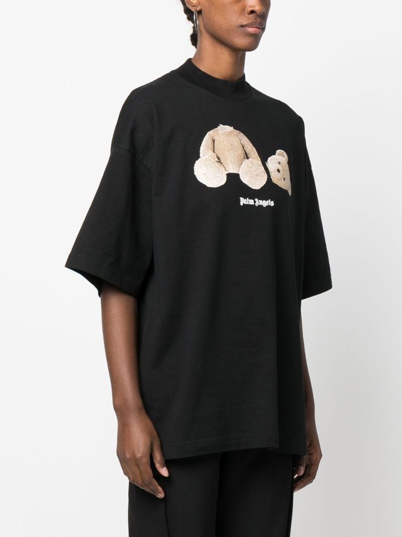 Black Bear Print T-shirt