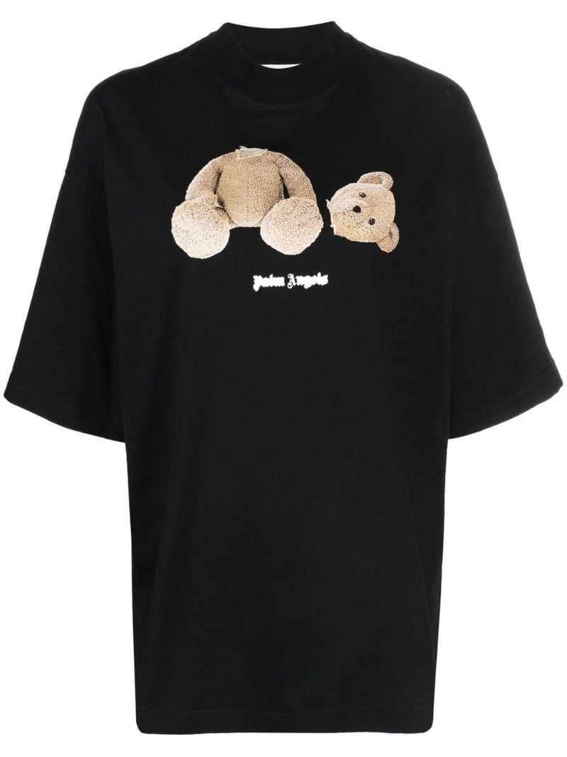 Black Bear Print T-shirt