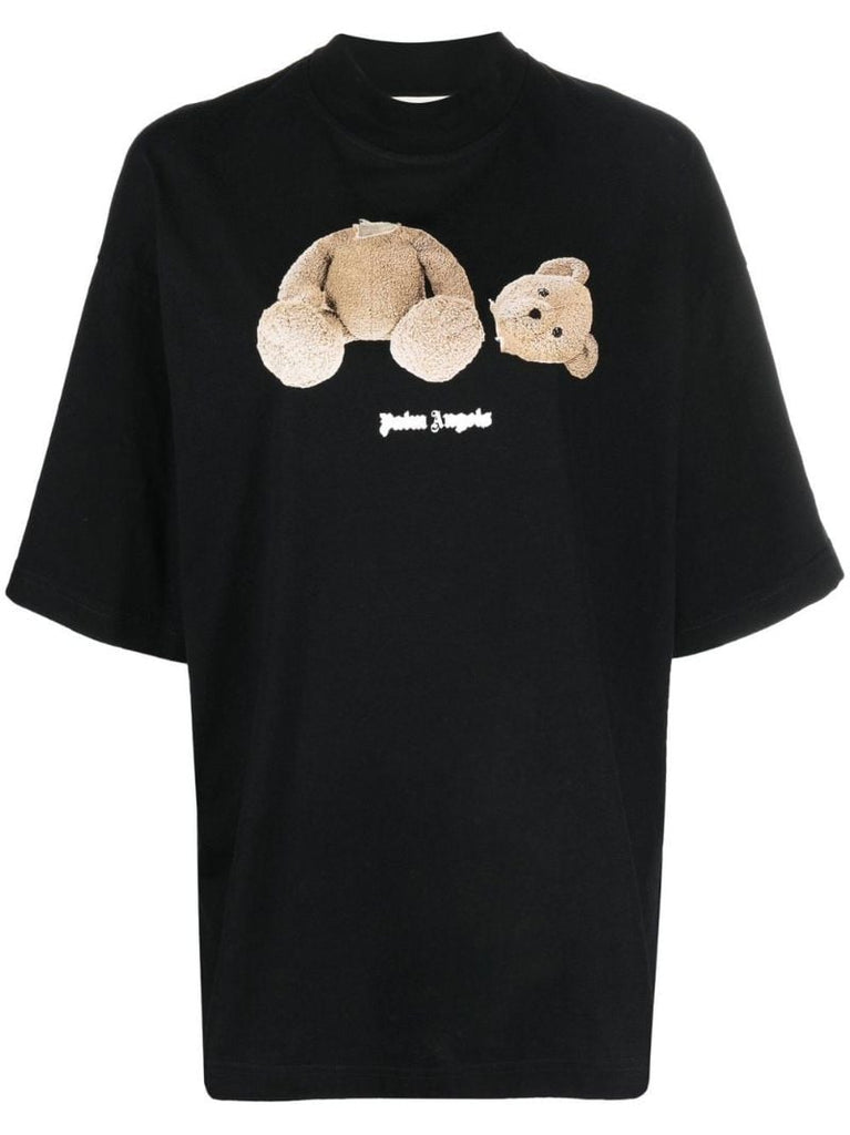 Black Bear Print T-shirt
