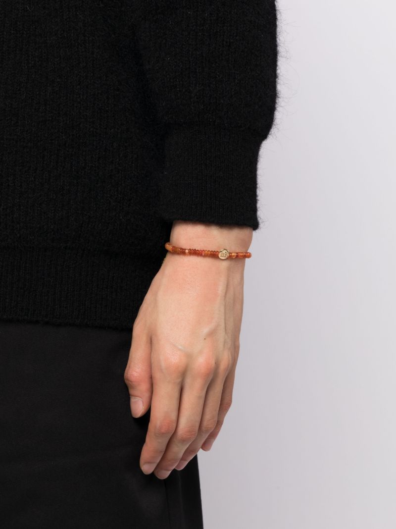14k Yellow Gold Small Disk Bracelet