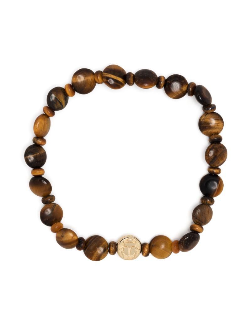 14k Yellow Gold Small Disk Bracelet