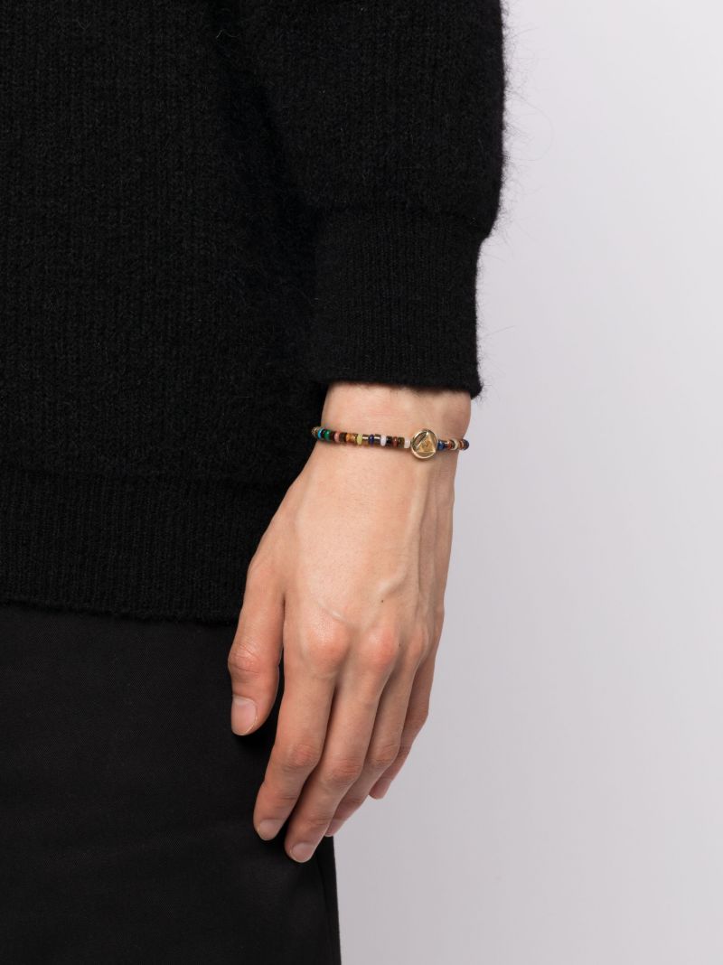 14k Yellow Gold Large Disk Bracelet