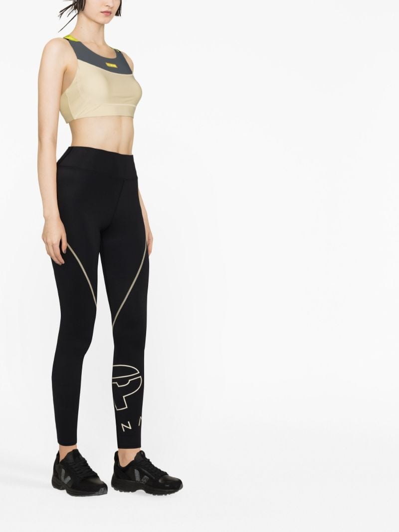 Black Transmission High-waisted Leggings
