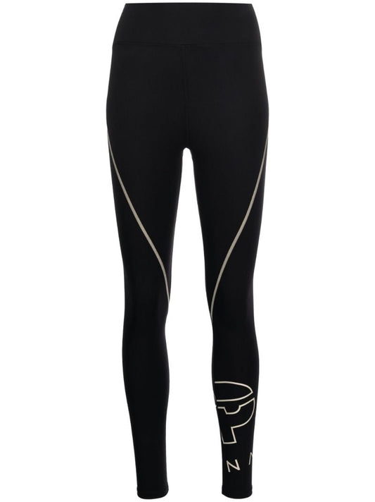 Black Transmission High-waisted Leggings