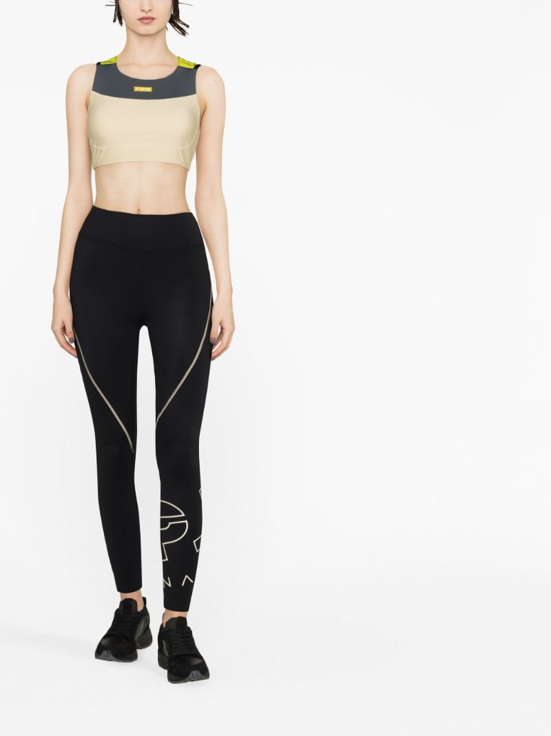 Black Transmission High-waisted Leggings