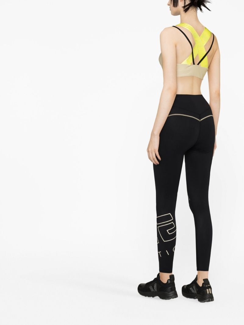 Black Transmission High-waisted Leggings