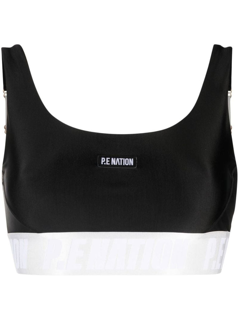 Black Pipeline Sports Bra