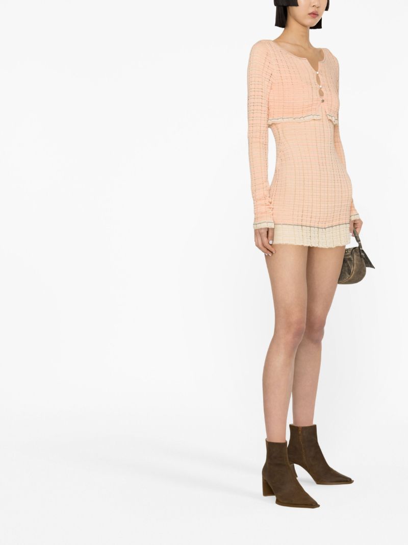 Orange Ardra Cropped Cardigan