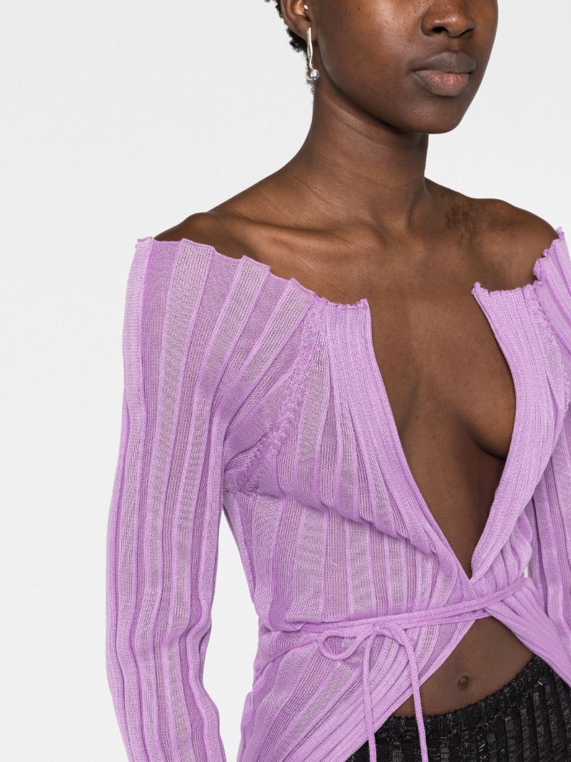 Purple Ara Wrap Dress