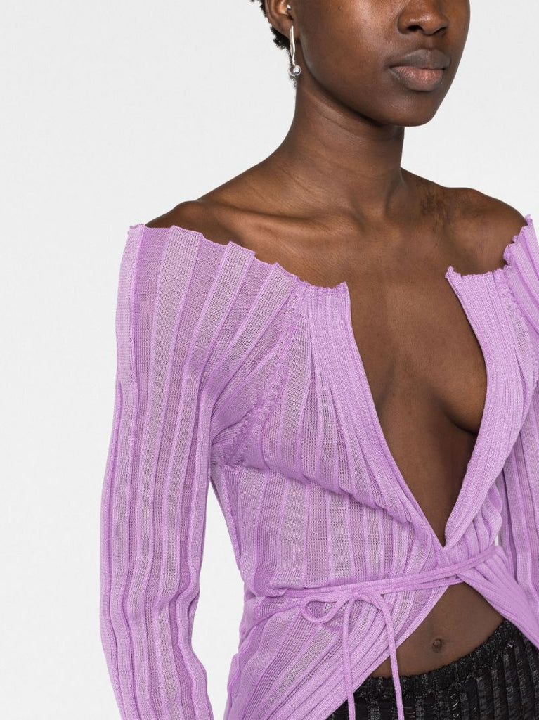 Purple Ara Wrap Dress