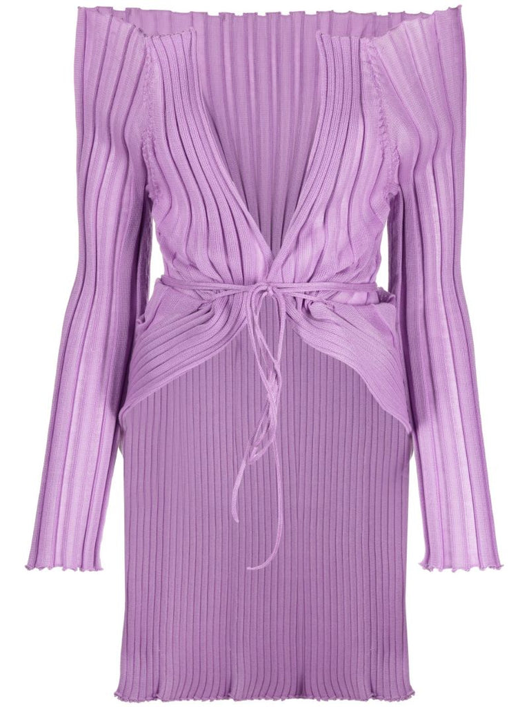 Purple Ara Wrap Dress