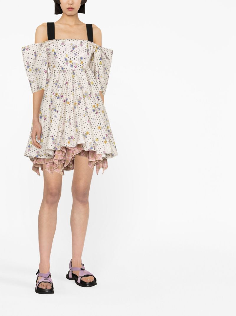 White Vasilisa Floral Print Dress