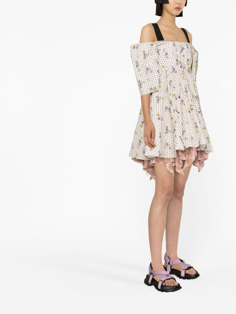 White Vasilisa Floral Print Dress