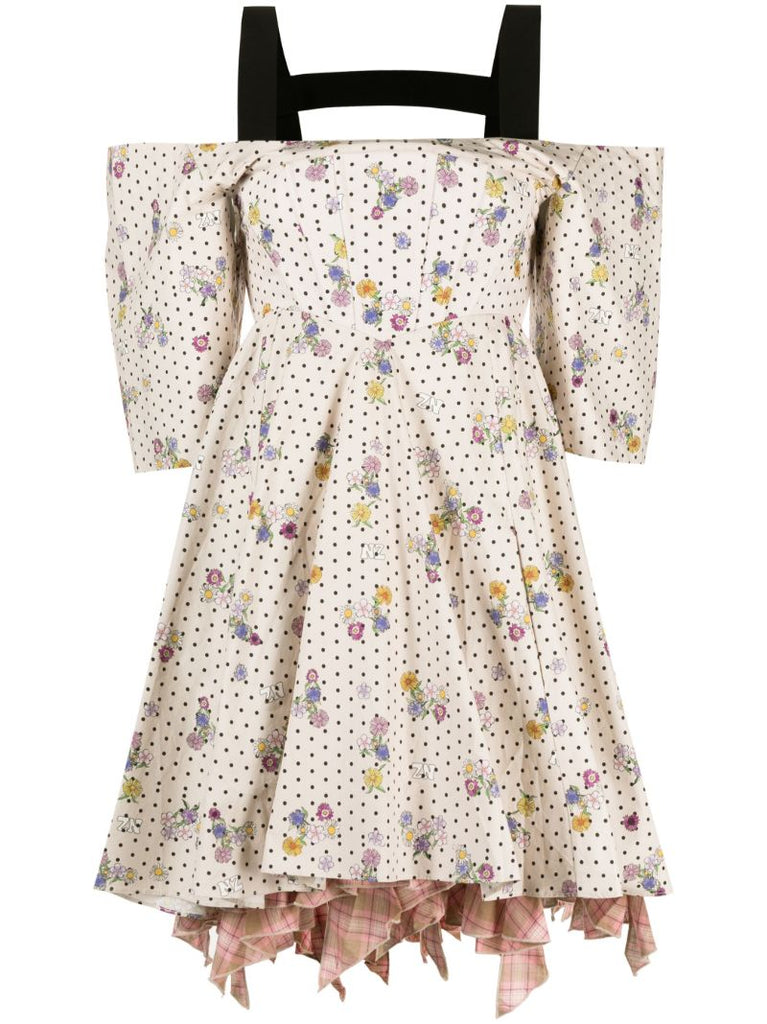 White Vasilisa Floral Print Dress